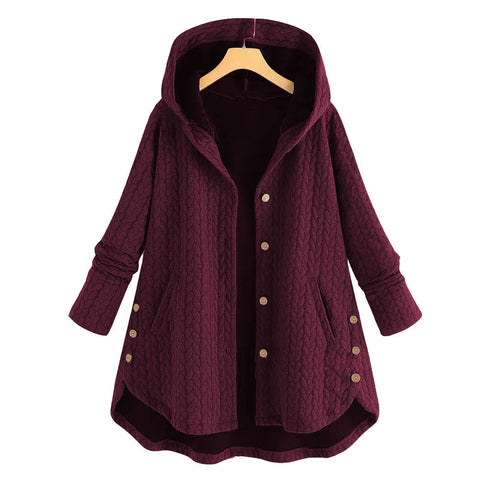 Women Cotton Winter Jacket Long Parka - ROUTINE FASHION